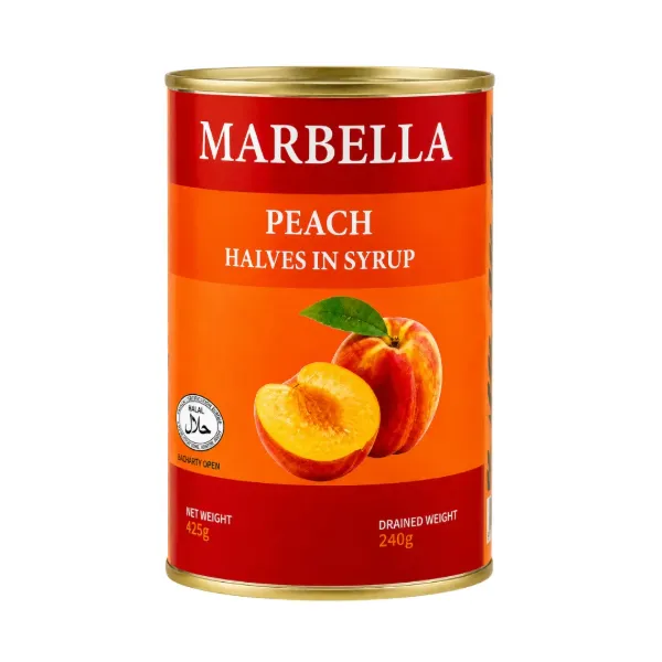 Marbella Peach Halves in Syrup 425g