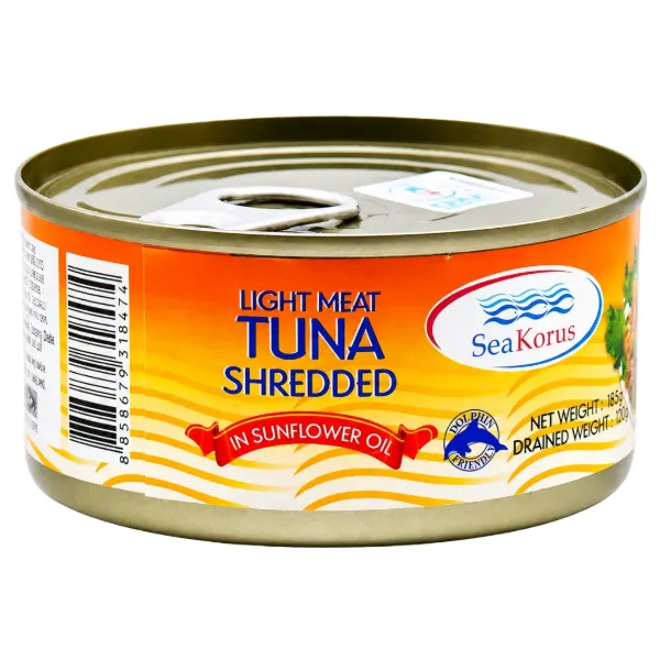 Sea Korus Shredded Tuna in Oil 185g