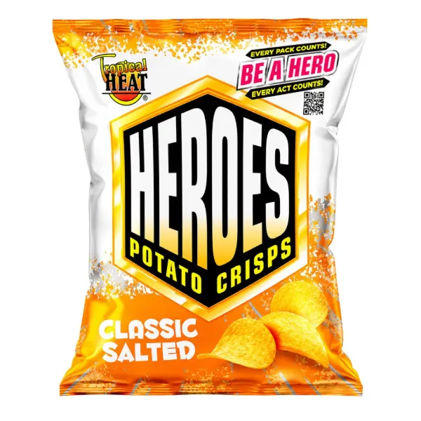 Heroes Crisps Salted 40g x 36