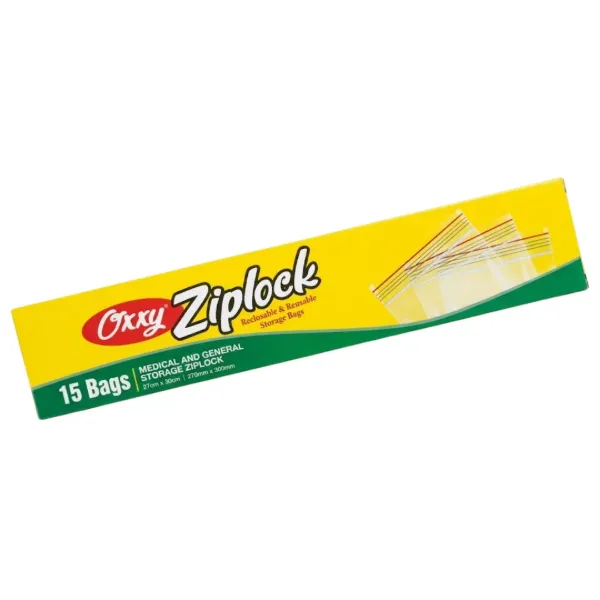 Degradable Ziplock Bags Large 27 x 30 15pcs