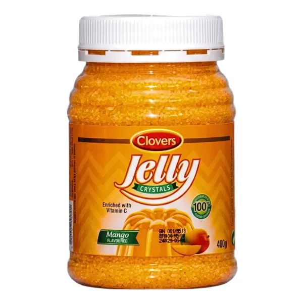 Clovers Jelly Crystals Mango 400g