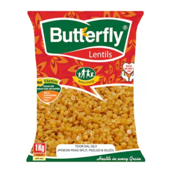 Butterfly Toor Dal Oily 1kg