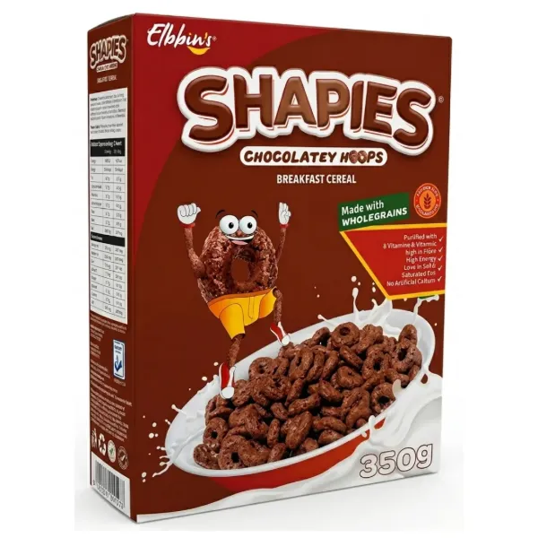 Shapies Chocolate Hoops 350g
