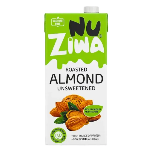 Nu Ziwa Almond Milk Unsweetened 1L