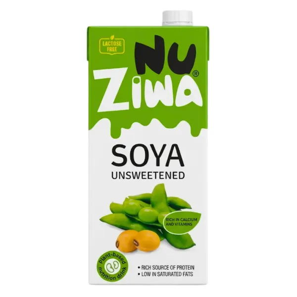 Nu Ziwa Soy Milk Unsweetened 1L