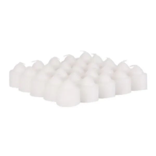 Prolite Disco Candles Small White 12pcs x 24