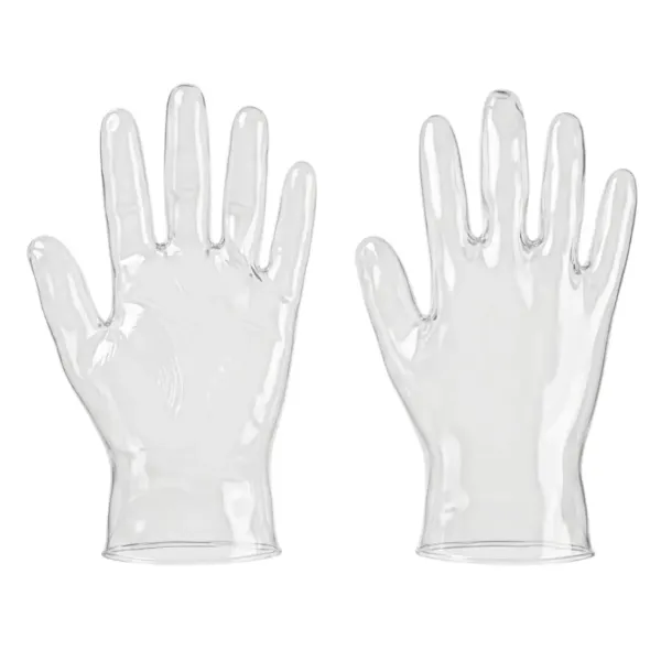 Gloves Disposable Clear Large 100pcs