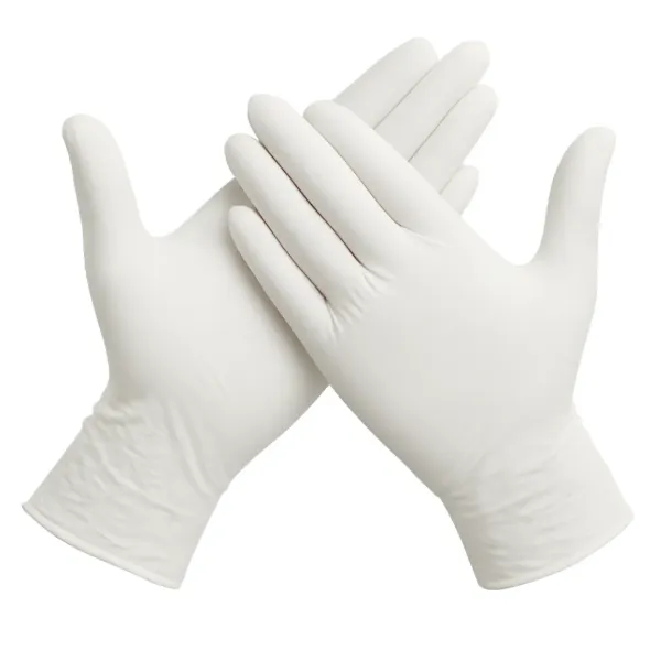 Gloves Latex Powdered White Medium 100pcs
