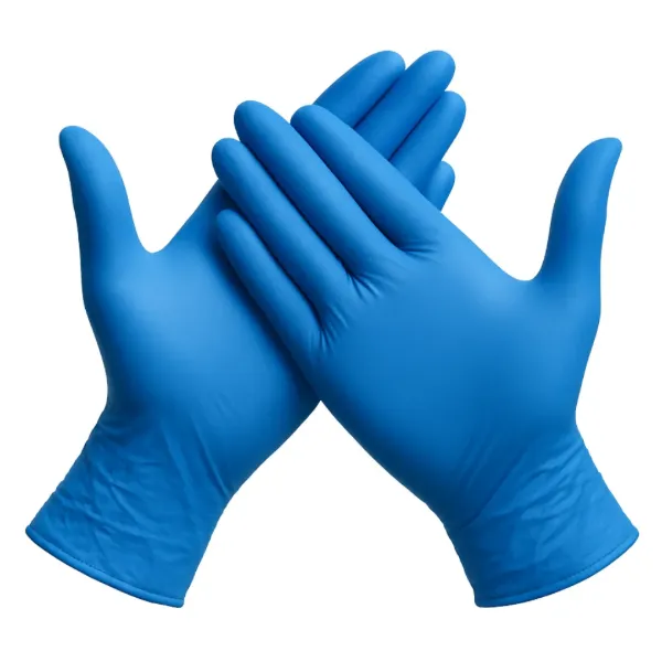 Gloves Nitrile Powder Free Blue Medium 100pcs