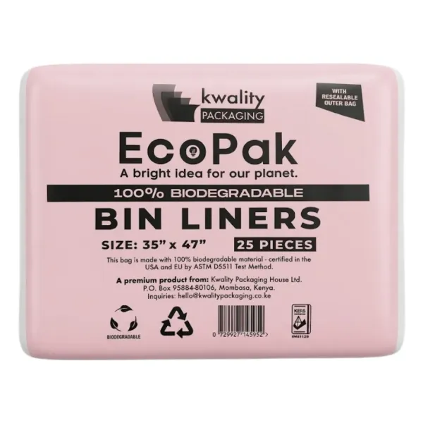 KW Degradable Refuse Sack Large 35 x 47 25pcs (Red)