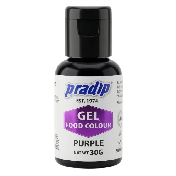 Pradip Gel Food Colour Purple 30g