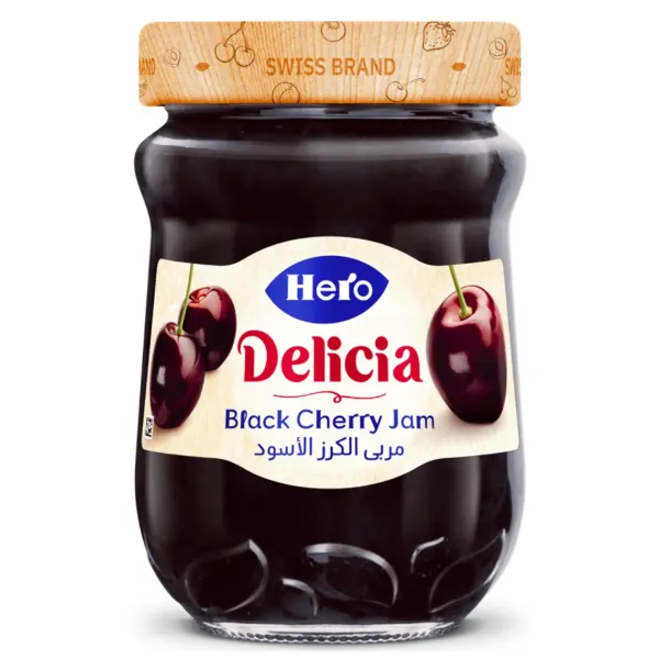 Hero Black Cherry Jam 350g