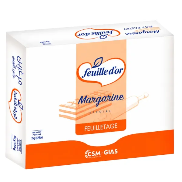 Feuille d Or Pastry Margarine Puff 2kg