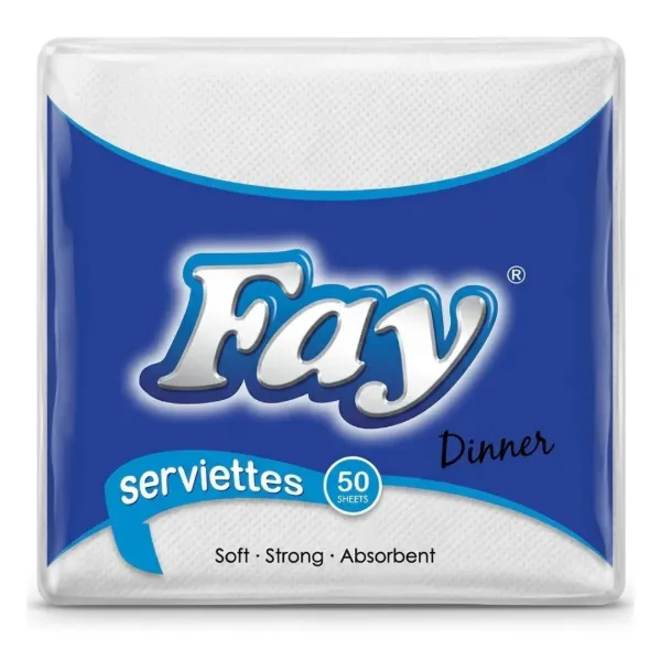 Fay Dinner Serviettes 50 sheets