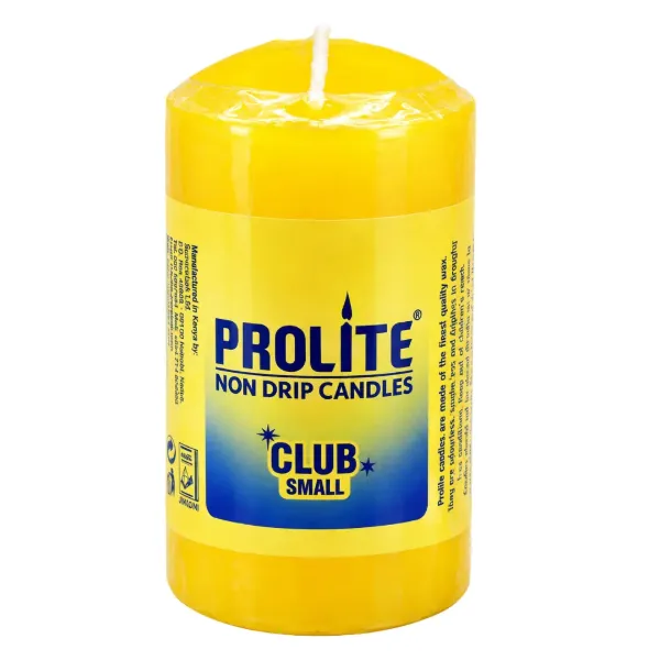 Prolite Club Candles Yellow Small 48pcs