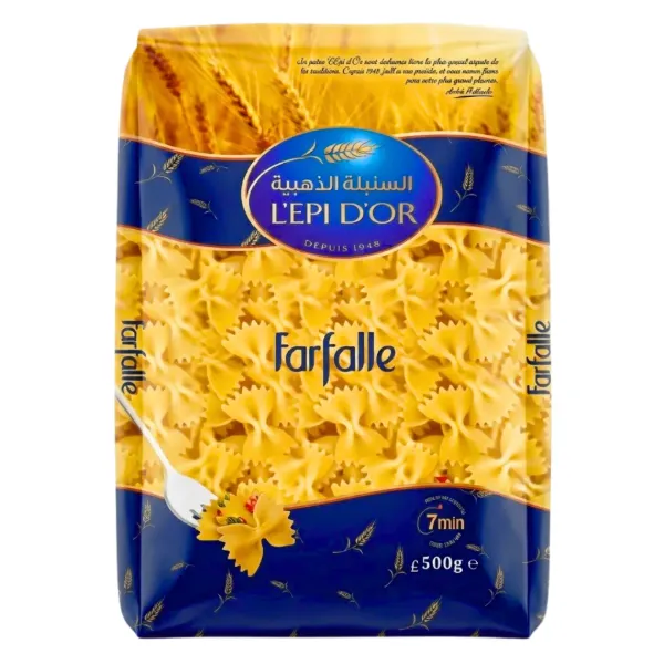 Lepidor Farfalle Pasta 400g