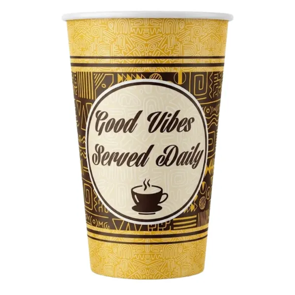 Paper Cups Printed 500ml (16oz) 50pcs